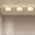 逸霸广州中山灯具大全2024客厅入户玄关过道吸顶灯北欧现代简约走廊衣 黑色三色变光