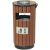 户外垃圾桶分类环卫 商用室外公园景区小区 大号金属果皮箱不锈钢 三色桶