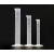 塑料量筒带刻度线实验室烧杯105010025050010002000ml毫升 25ml(两面刻度)