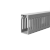 RCCN开口式PVC线槽细孔HVDR-F型灰色环保阻燃线槽65MM高-100MM高电线槽工业理线槽 两米一根起售 HVDR40100F