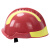 抢险救援头盔户外安全头盔应急地震救助F2安全帽防护镜手电灯支架 红色防护镜
