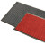 金固牢 KCAA-240 商场门口双条纹地垫 复合PVC地垫防尘防滑可裁剪迎宾毯 大红120*150cm