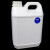 海斯迪克 HKCL-198 提手方桶包装塑料化工桶 加厚容器桶 高密封性带盖水桶酒桶 4L 