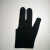 【】台球手套 球房台球公用手套台球三指手套可定制logo 普通款黑色