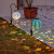 居成太阳能小夜灯户外庭院家用防水阳台装饰花园氛围布置星星光影挂灯 粉色款-1个装（带杆子）