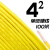 电线电缆国标阻燃 BV1 1.5 2.5 4 6平方单皮单芯铜硬家装 4平方 单皮硬线(100米)黄色