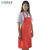 防水防油围裙男女韩版厨房厨师奶茶咖啡店美甲防水工作围裙 红色