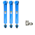 樱普顿（INGPUDON）压缩空气精密过滤器空压机油水分离器冷干机干燥器 【150】QPS三联+3球型排水器 