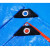 海斯迪克 工业用加厚彩条布防雨布雨棚布帆布 PE防水雨篷布油布 8米*12米 HKQL-98