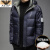 AEXP阿玛EA7XP尼旗下高端超厚鹅绒羽绒服冬季男新款品牌冬天极寒外套 灰色  M/170 推荐100-120斤