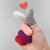 YHGFEE布指套劳保透气耐磨工业一次性防护指头套吸汗工作手指套 白色布指套（均码）200只装