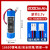 12v锂电池组18650锂电池充电电池锂电带线太阳能音响音箱头灯专用 酒红色 3.7v单节2000mAh/2.54红