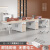 北京办公桌椅f组合员工屏风职员桌财务办公室桌子工位四人位办公 1.2米对座双人位含椅