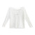 杜赫白色针织罩衫女春季吊带外搭2023新款慵懒设计感小众镂空露背 白色 l