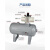 适用气动增压阀VBA10A-02增压泵VBA20A-03压缩空气气体 VBA43A04GN(含压力表消声器