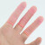 赫思迪格 加厚防滑护指 耐磨乳胶手指套 橘黄色2.5cm/S码【100只】 JG-1714