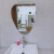 特司罗浴室镜 智能创意轻奢水滴异形卫生间不规则镜子无框触 摸屏带灯 防爆90*110带灯正挂