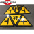 适用订制交通标志牌70三角慢字警示牌限速标牌道路反光标识牌铝板 (让)
