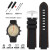力热（Nexuiz）适配TIMEX天美时手表带男潮汐指南针表带T2N721 T2N720硅胶手表带 黑色橙线-钢色针扣