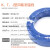 贝诺普铁氟龙测温线KJT型热电偶感温线 补偿导线延长线2*0.3/0.5 K型2*0.8(蓝色)