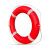 定制船用救生圈安全绳大人成人专业实心泡沫CCS2.5应急防汛塑料救生圈 PVC救生圈+8mm20米绳 套装