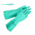 适用安思尔37-176耐酸碱溶剂工业手套防化耐油污劳保橡胶防护手套 37176防化手套 M
