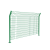 复盛博雅 防护网片 铁丝网围栏 封闭网 加密网 双边丝护栏    套 1.5*3米（含柱）