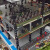 兼容乐高小颗粒底板支架58827柱子MOC积木零配件铁塔模型拼装玩具 DT2-1H（32条厚柱浅灰）