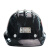 矿山专用玻璃钢矿工反光条三道筋安全帽抗砸可印字挂矿灯煤矿头盔 SA3020黑色