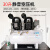 牙科静音打气泵木工模型喷漆无声空压机家用小型空气压缩机充气泵 30L无声空压机（白色气罐）