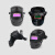 聚远（JUYUAN）防强光防飞溅头戴式电焊防护面罩 103黑玻璃款带灯款+10片黑色款 带灯 1件价（5件起售）