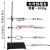 标准铁架台烧瓶夹铁圈十字夹子支架全套方座支架初中物理实验器材 小铁圈