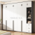 邦德思（BANGDESI）广东佛山品牌衣柜实木卧室家用生态板柜子白色大衣橱广东佛山家具 0.6米两门衣柜 单衣柜