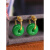 MPLVE翡翠玉石耳圈一款两戴耳环个性气质925银耳扣耳饰款 精致玉石耳环 石耳环一对