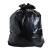 威厉固得 大号黑色塑料袋 酒店物业办公商用大尺寸平口垃圾袋 100*120cm(50只)