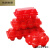 默然诺尔新款红色装土鸡蛋6 9枚10枚12枚托盘吸塑蛋托塑料生鸡蛋包装蛋盒 8枚红色鸡蛋托中号（喜字）(20个)