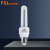 佛山照明(FSL)E27螺口2U节能灯泡T4三基色荧光灯泡13W白光6500K 10个装