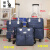 袋鼠拉杆包新品女大容量行李包手提行李袋折叠旅行收纳袋万向轮【520 粉色拉杆包(双肩带) 18寸