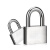 304不锈钢挂锁  类型：短梁；锁宽：60mm