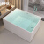 果敢 双人独立式设计师酒店别墅大户型浴缸011 白色独立缸（不含龙头） 1.5米