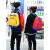 工作服儿童羽毛球包ba269cryy新款青少年手提运动双肩背包 BA-269CR 蓝绿青少年儿童双肩包