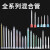 山顶松 AB胶混胶管 动态混合管 MC圆座胶嘴 喇叭口静态混合管卡口RM方型管 【喇叭口静态】MC/MS13-36