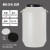 浦丰 圆形化工桶法兰桶酵素桶塑料桶沤肥耐摔水桶带盖胶桶60L白色加厚款PFY57