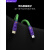GeekCable极鲨手工制作适用于苹果手机27W充电数据线iPhone8-14硅胶柔软PD快充 蓝五金+复古白 1m