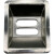 定制户外垃圾桶配件方形圆形不锈钢烟灰缸分类标识物业垃圾箱内胆 可回收物分类标识14.7x17.7