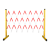 向鹏 管式伸缩围栏 1.2米高3米长 红白