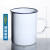 定制适用搪瓷量杯500ml/内带刻度白瓷缸白瓷量杯上海产 1000ml