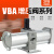 气动压力增压阀VBA10A/11A/20A/40A-02/03/04GN空气加压泵储气罐T VBA20A-03GN 带表带消声器