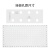  科瑞尼 五金工具挂板方孔外墙直角货架洞洞板展示架板工具墙挂板白色900*450板厚1.8mm