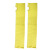 耐高温防烫阻燃护臂 玻璃钢丝利刃利器防护阻燃护袖工业防护护臂 黄色1414(货号：W3418 )